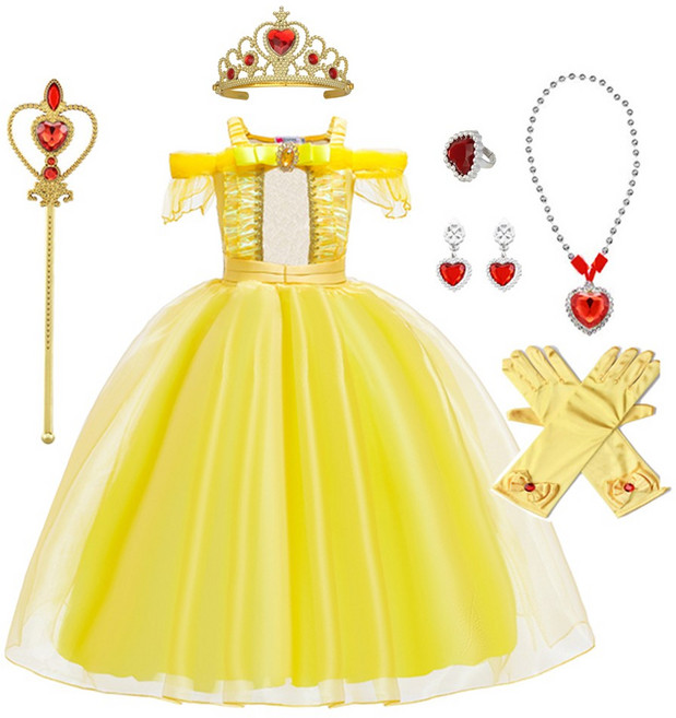 여아 공주옷 생일드레스 할로윈 코스튬 의상 선물세트