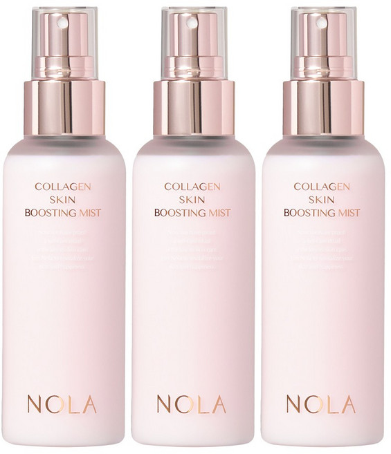 노라 뿌리는 뮤신 콜라겐 미스트 물광 수분 광채, 3개, 100ml