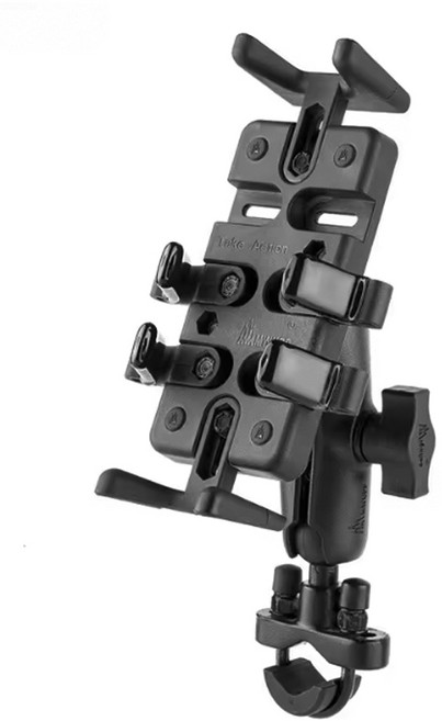 제로센스 오토바이 핸드폰 휴대폰 거치대 사이드미러 백미러 u자형 마운트 램마운트형, U자형(핸들바 조립) 폰거치대, U자형(핸들바)