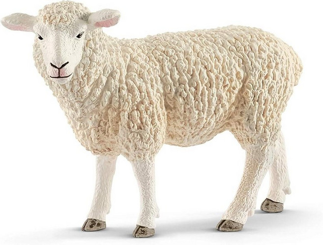 정품++ Schleich 슐라이히 Farm World 동물 피규어 만 3- 및 농장 양, Sheep