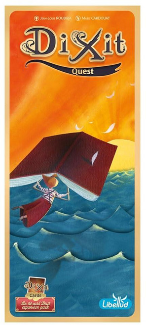 Dixit 퀘스트 보드 게임 확장 | 어린이 및 성인용 스토리텔링 게임 | 재미있는 가족 보드 게임 | 창의적인 어린이 게임 | 만 8세 이상 | 3-6명 참가 인원 | 평균