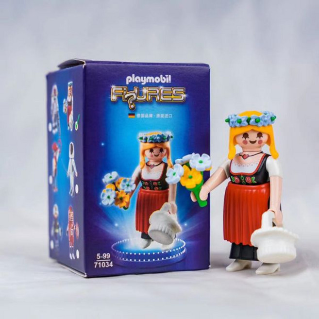 상품 플레이모빌 모비 월드 71034 명 우주비행사 조종사 소방관 인형 장난감, [04] Flower picker