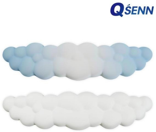 큐센 구름 팜레스트, (큐센정품) 구름 블루, 1개