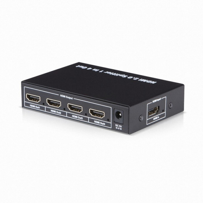 넥스트 UHD 1:4 HDMI 2.0 분배기 NEXT-404SP4K60, 1개