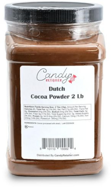 Candy Retailer 코코아 파우더 가루 캔디 소매점 제트 블랙 2파운드, 네덜란드, 2 파운드