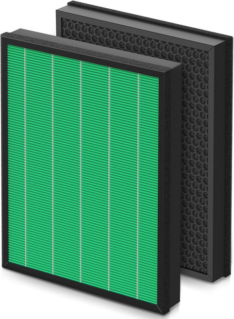 코웨이 AIRMEGA Max2 300300S 공기 정화용 교체 필터 HEPA 및 활성탄 2-in-1 필터와 결합 AP-1515-FP, 1 Set