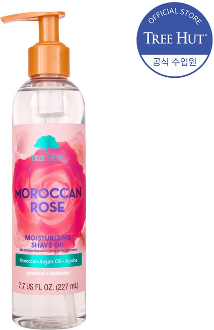 트리헛 모이스처라이징 바디 쉐이브오일 모로칸로즈, 1개, 227ml - 쿠팡