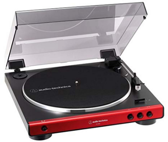 오디오테크니카 AT-LP60XBT, 레드, 블루투스 기능없음