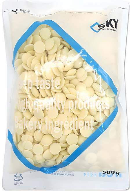 이르카 키론 화이트 코팅초콜릿, 500g, 1개