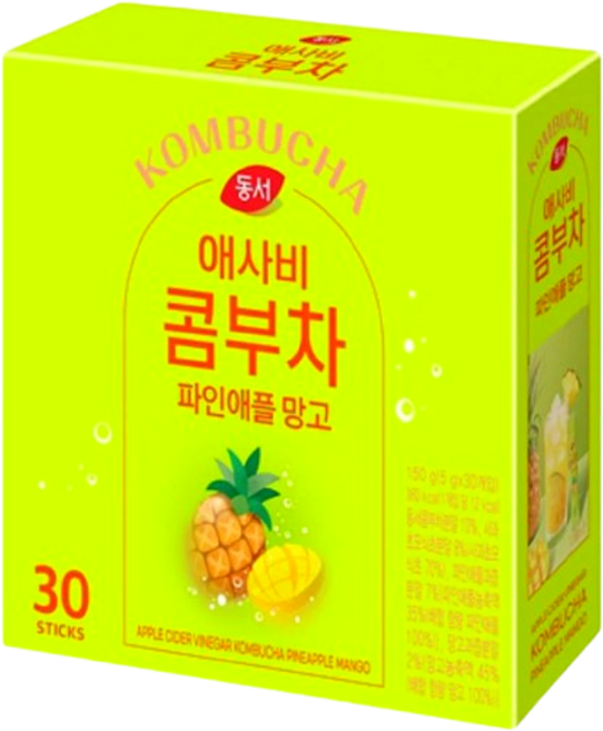 동서 애사비 콤부차 파인애플 망고, 5g, 30개입, 2세트