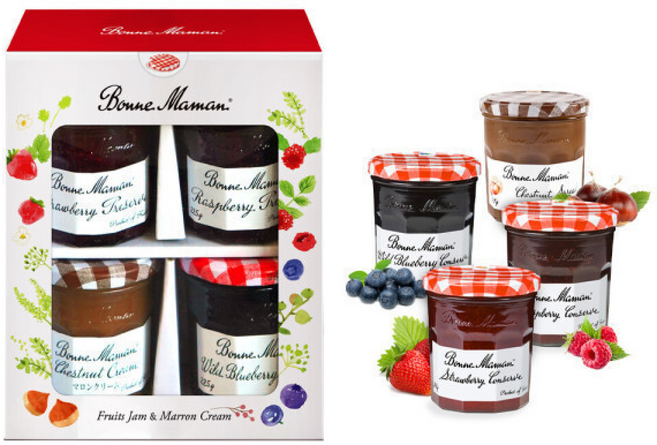 본마망 잼 4종 세트, 4개, 225g