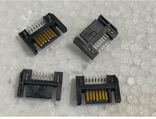 【IF】SATA 7pin 公連接器 SMD標準接頭 主機板硬碟連接, 1個