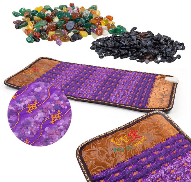 천연보석 온열 찜질매트 대형A/전기매트/전기찜질기, 1개