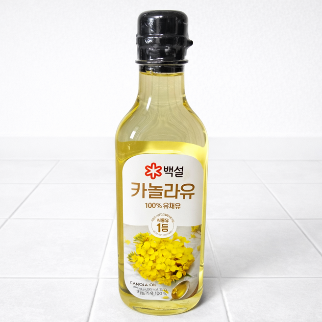 백설 카놀라유, 500ml, 4개