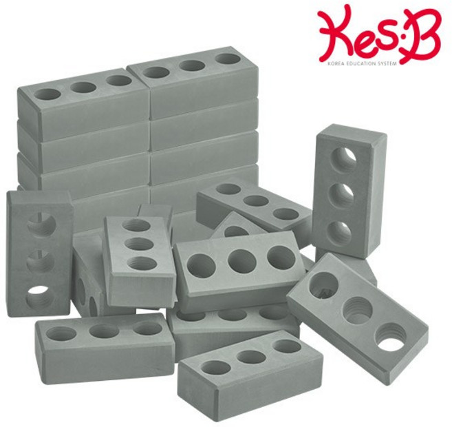 [캐스B] 데콤포 튼튼 시멘트 벽돌 블럭 40pcs, 상세페이지 참조, 1개