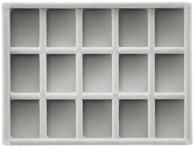 MUJI 아크릴 케이스용 벨루어 파티션 격자, 1개, 단일