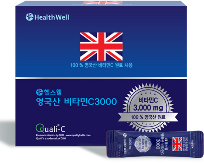 헬스웰 영국산 파인 비타민C 3000 100p, 300g, 1개