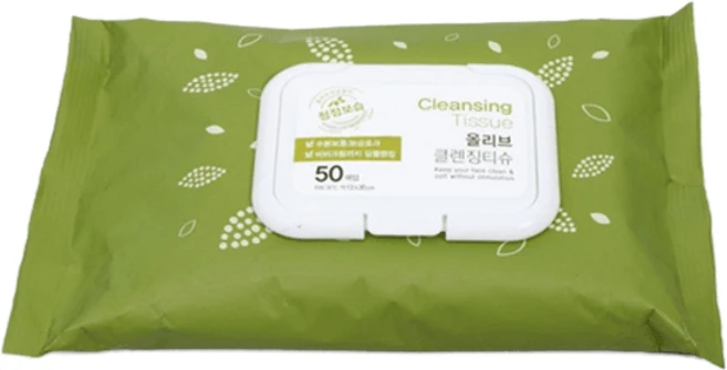 올리브 클렌징티슈 50매, 50매입, 1개 - 쿠팡