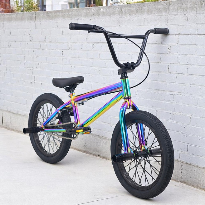 셔닉스 BMX 묘기 자전거 입문용, 레인보우 20인치 (회전핸들), 1개, 145cm