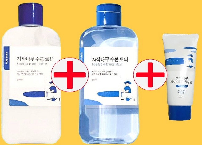라운드랩 포 맨 자작나무 토너/로션 200ml 2종세트 (+클렌저40ml 증정), 1세트