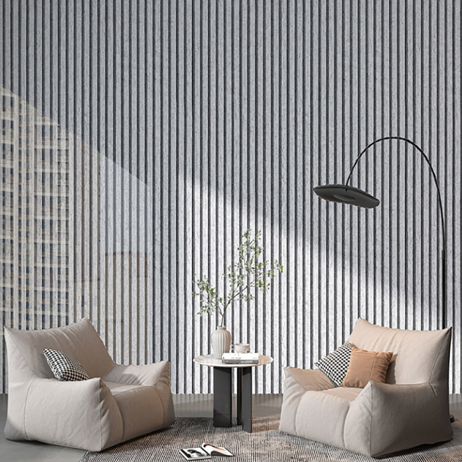 살림장인 판판해서 더 고급스러운 붙이는 템바보드 우드 단열 시트지 벽지 10개입, 그레이