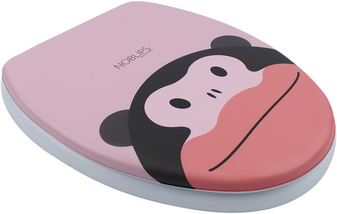 투투파파 노블립스 변기커버, 3. 얼큰 핑크 대형(O형), 1개