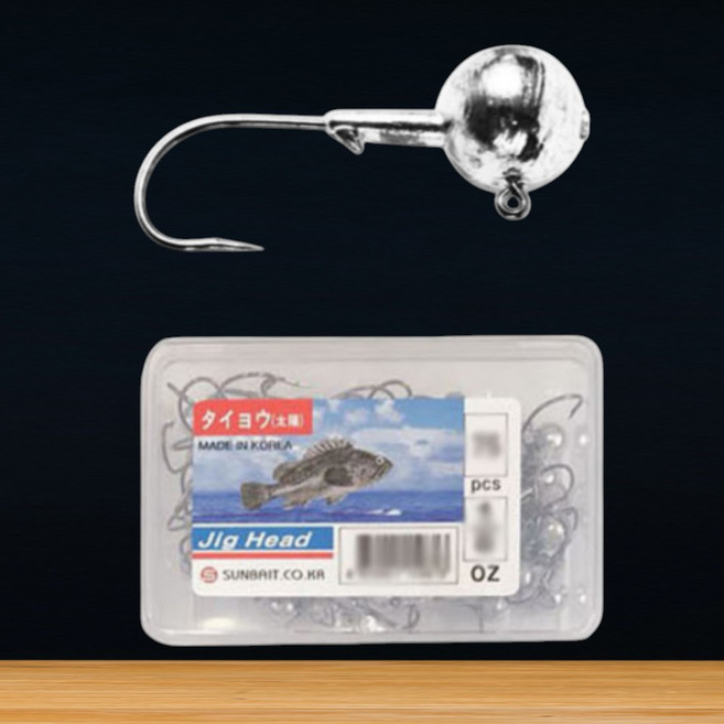 볼락 쏘가리 지그헤드 카이젤 네꼬리그 1/8 1/22 큰통 배스훅, 1/5oz 큰통