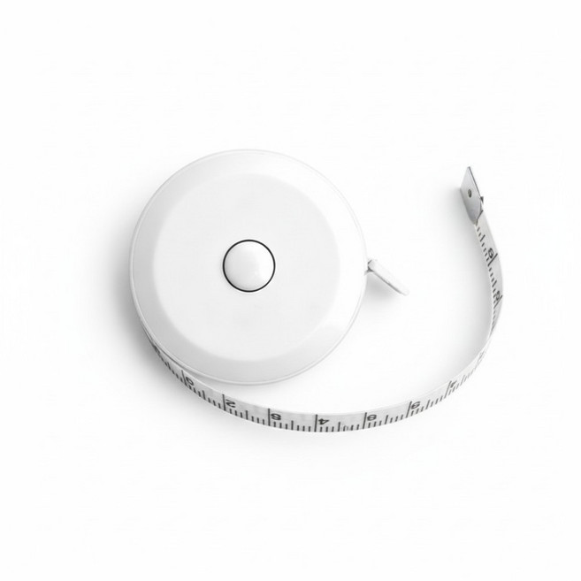 플럭스 미니 다이어트 피팅 줄자 1.5m, 1개, 화이트