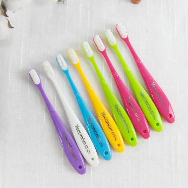 예꼬맘 어린이/임산부/실버/성인 실크 칫솔 6개, 1개, 색상