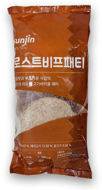선진 로스트 비프 패티 600g 냉동, 1개