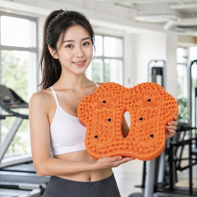 오이키 지압 스텝퍼 가정용 무소음 붓기 개선 에어 스테퍼, 오렌지