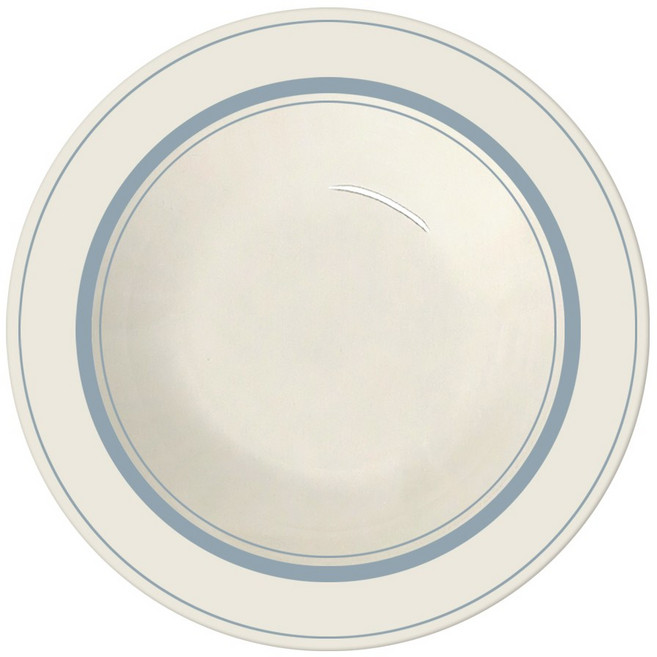 토탈하우스 카네수즈 도자기 오리지날 수프볼 8인치 파스타볼 쿠프 0826, 1개, 블루그레이