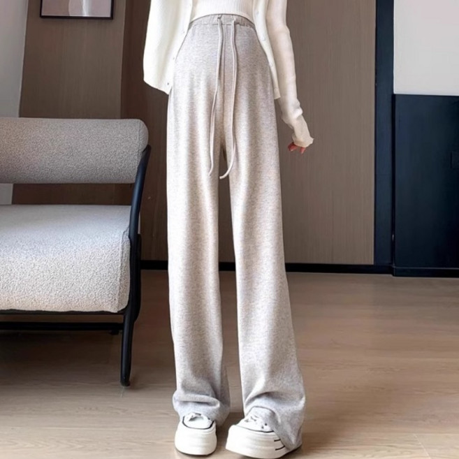 디아쿠아 티아 임산부도 편안한 와이드핏 스트링 트레이닝 팬츠