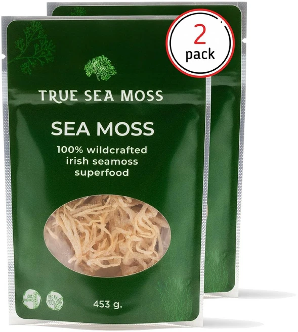 Trueseamoss 유기농 바다 이끼 박재범 건강 스무디 재료 453그램, 453g, 2개 - 쿠팡