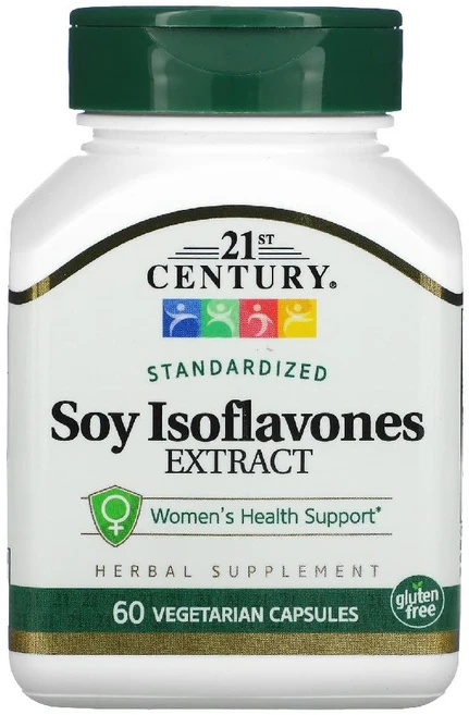 21세기센트리 대두 이소플라본 추출물 50mg 소이 베지캡슐 60정, 1개 - 쿠팡