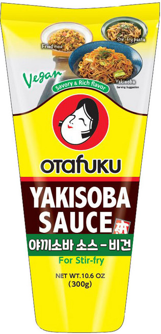 오타후쿠 야끼소바 소스 비건, 300g, 1개