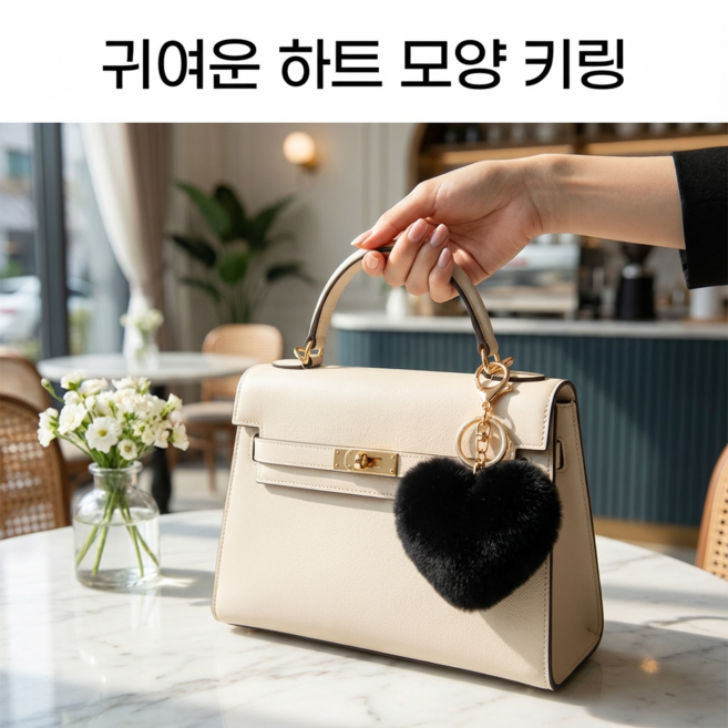 다잇대 럭셔리 금속 가방 키링 악세사리