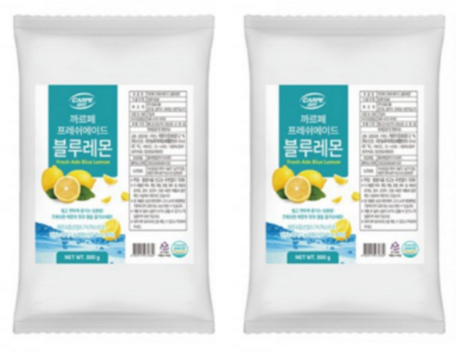 까르페 파우더 (블루레몬), 800g, 4개, 2개입