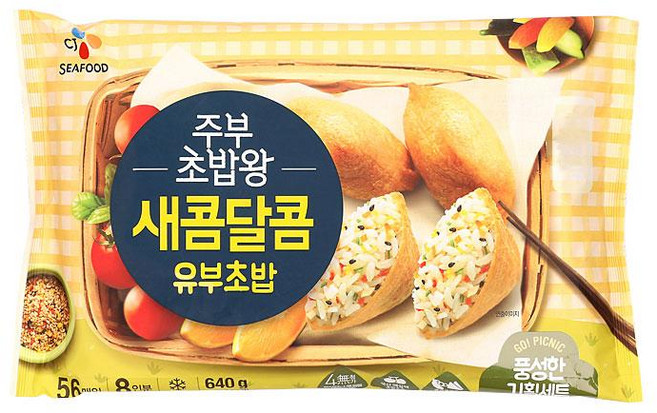 주부초밥왕640g/씨제이-6개, 640g, 6개