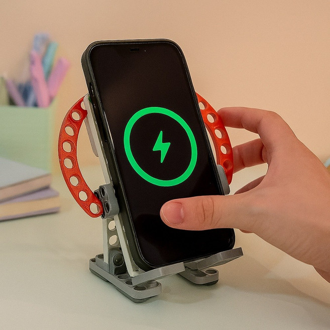 프로보X브릭테크 고속무선충전 스마트폰 거치대 만들기 과학키트, 1개