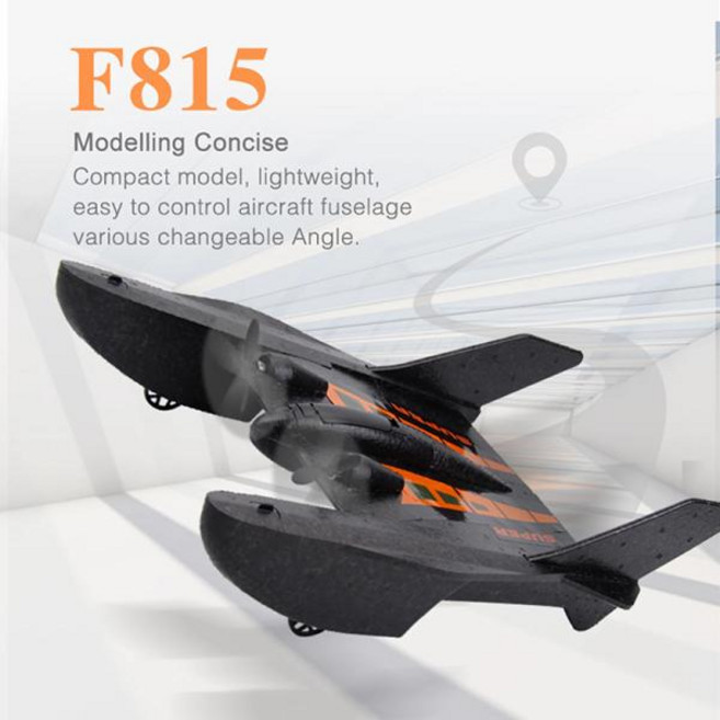 Fx815 Rc 항공기 2 채널 고정익 글라이더 리모컨 우주선 모델 수상 비행기 장난감 2.4G, 1) With 1 battery, 1개