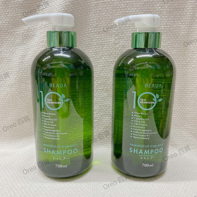 BEAUA 10 essences 洗髮精 10種香草萃取精華, 1個
