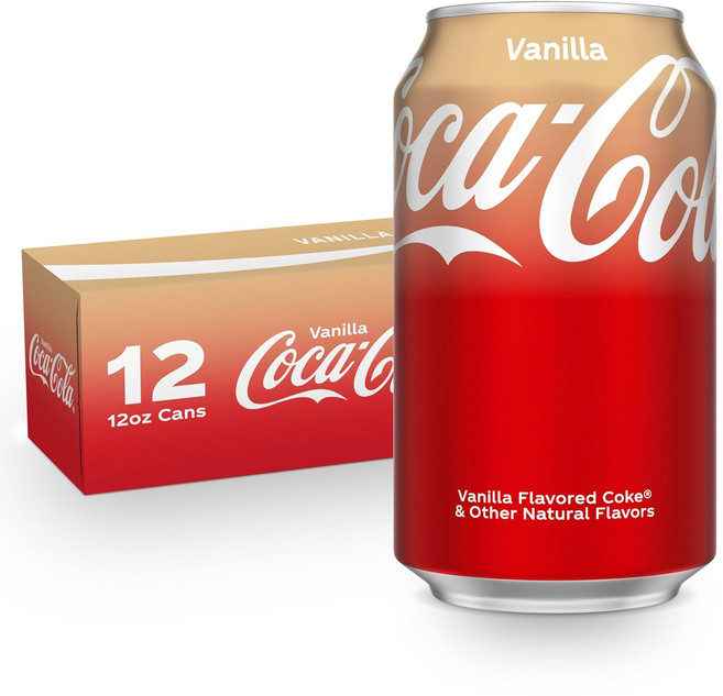 코카콜라 바닐라 Coca-Cola Vanilla 12oz, 355ml