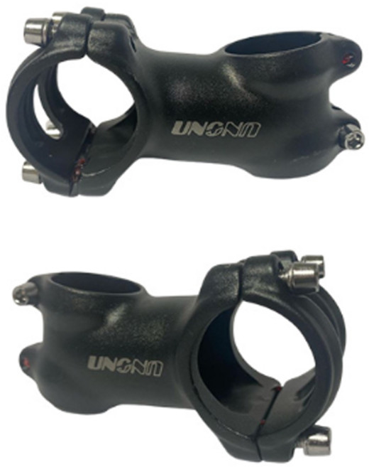 UNO 자전거스템 핸들 경량 우노 스템 핸들바 캘로이 AS007N 17도, 1개, 60mm