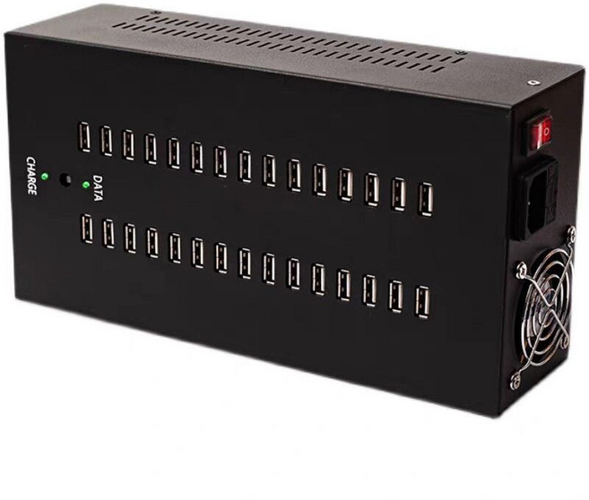 멀티 USB 충전기 포트 대용량 어댑터 허브 고속 충전, B. 20포트 200W (2A), 1개