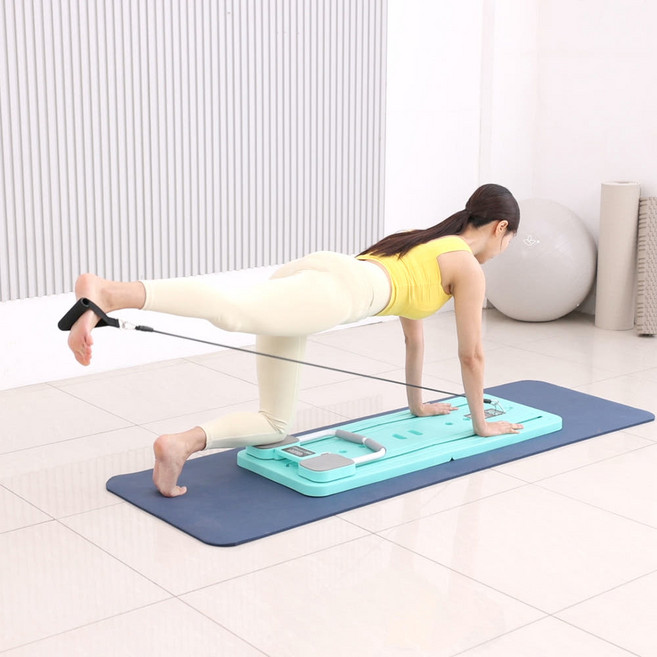 홈 필라테스 보드 가정용 리포머 홈필라 집에서하는 소도구 필라테스 운동 기구, 민트