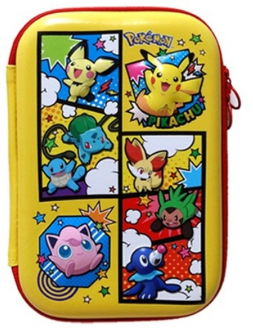포켓몬 엠보 EVA 빅파우치 캐릭터 학생필통, 옐로우, 1개