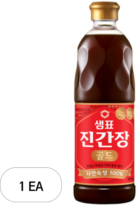 샘표 진간장 골드, 860ml, 1개