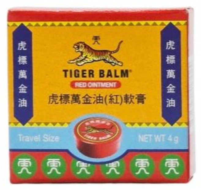TIGER BALM 虎標 萬金油 紅色軟膏, 1個