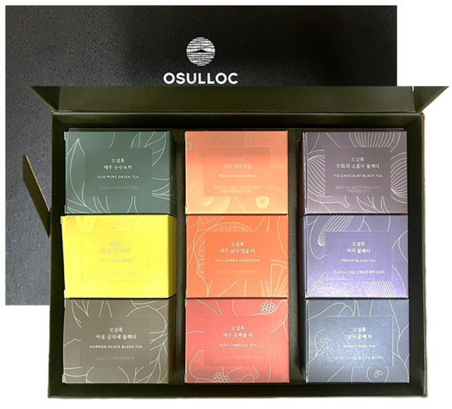 오설록 프리미엄 티 컬렉션 선물세트, 프리미엄 티 9종 x 10p, 1세트